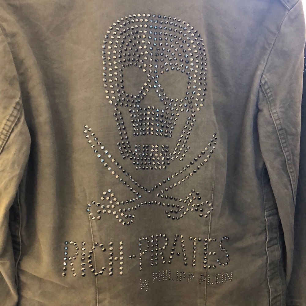 Philipp Plein Jacket with Scull in Swarovski